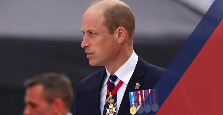 Prince william with medals