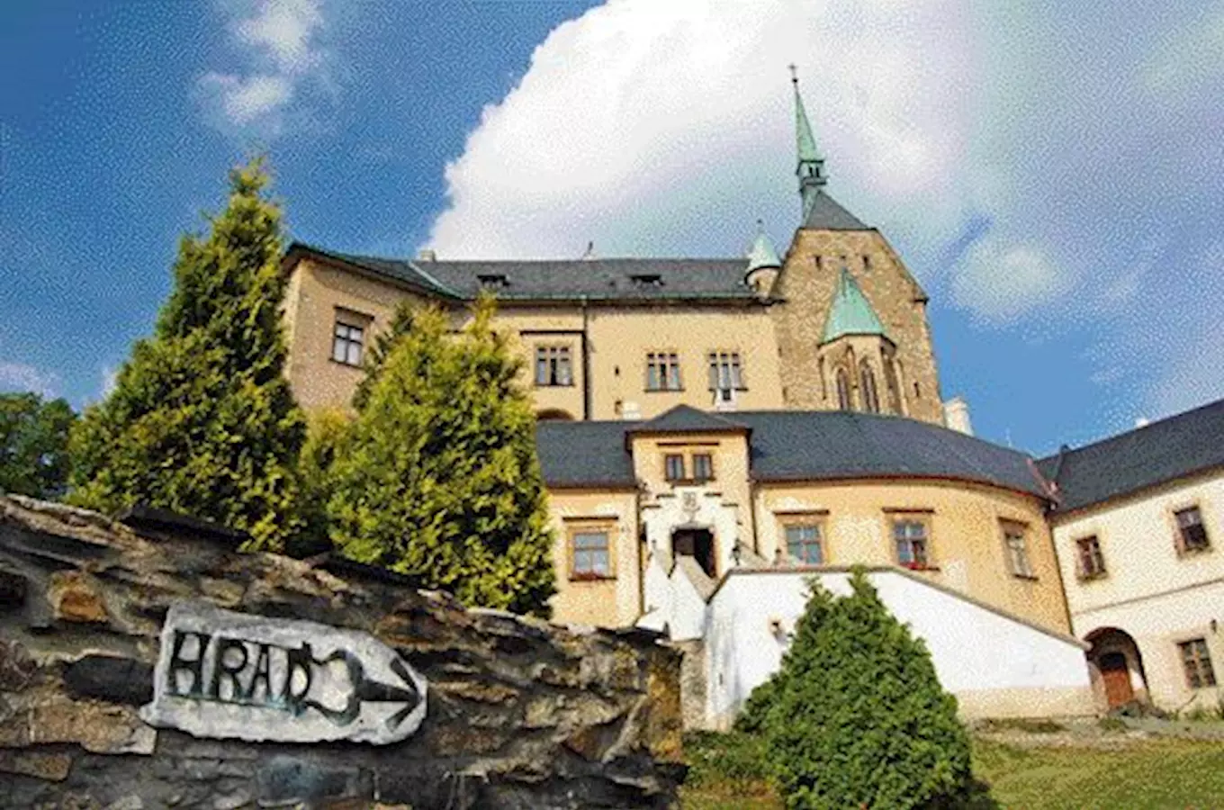 Sternberg castle exterior view
