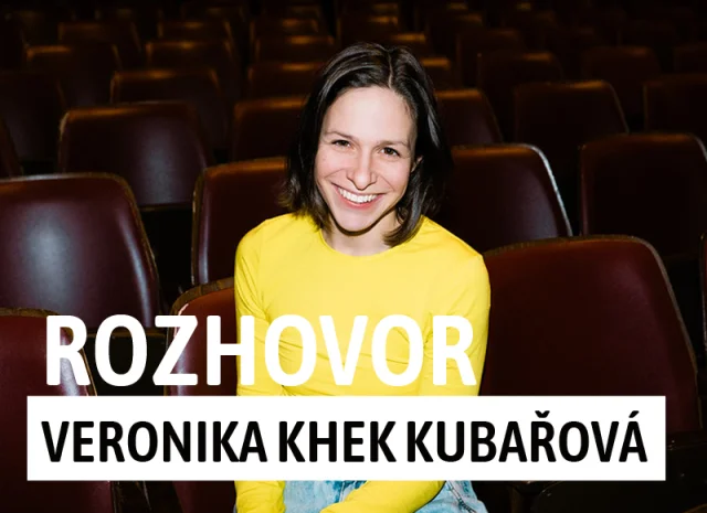 Veronika khek kubárová smiling in theater seats