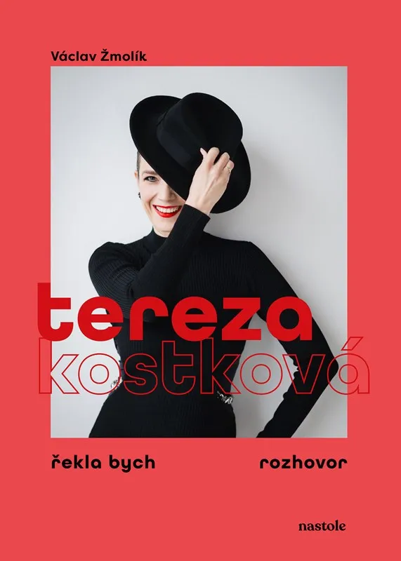 Portrét Terézy Kostkové na obálce knihy rozhovor