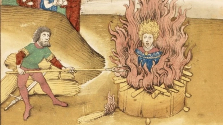 Burning of jan hus