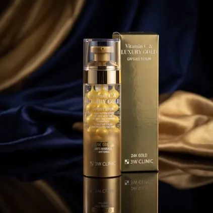 Korejský sérum s vitamínem C v luxusním zlatém balení