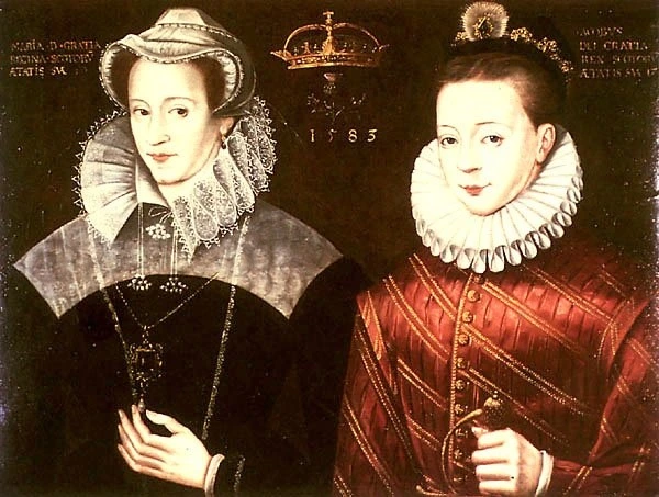Portrét skotské královny Marie Stuartovné z roku 1583.