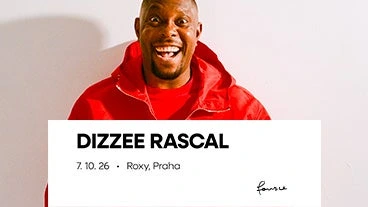 Reklama na koncert Dizzieho Rascale v Praze dne 7. října.