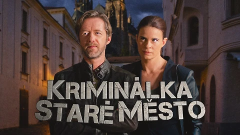 Plakát k českému seriálu Kriminálka Staré Město s hlavními herci.